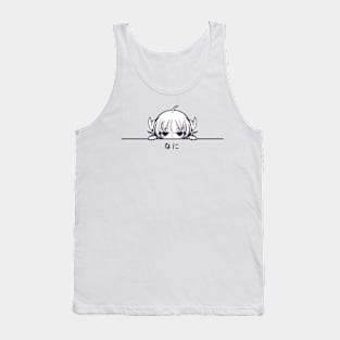 Funny Annoyed Anime Girl Tank Top